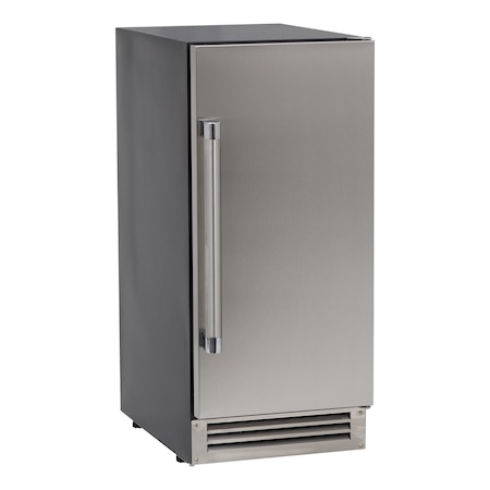 Avanti 15 in. Built-in or Freestanding Ice Maker, Stainless Steel IME49U3S-IS
